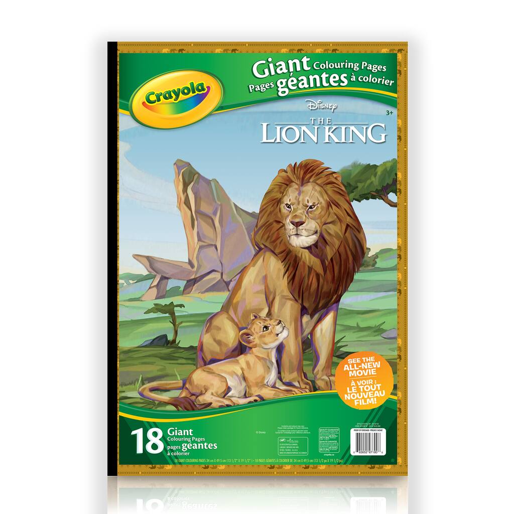 Procurez Vous Les Pages Geantes A Colorier Du Roi Lion Disney De Crayola Chez Michaels Procurez Vous Les Pages Geantes A Colorier Du Roi Lion Disney De Crayola Chez Michaels
